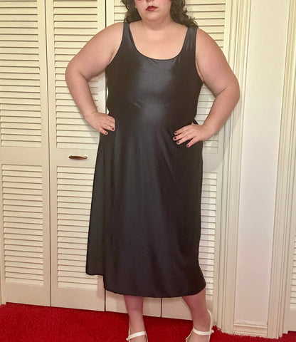 Black Slip Lingerie Dress (XL)