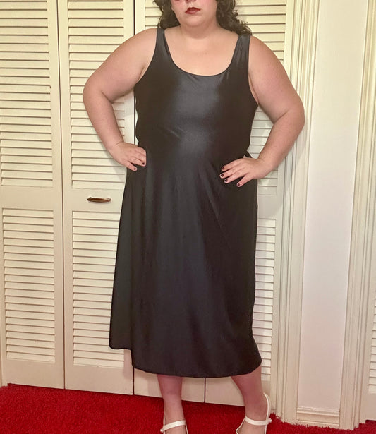 Black Slip Lingerie Dress (XL)