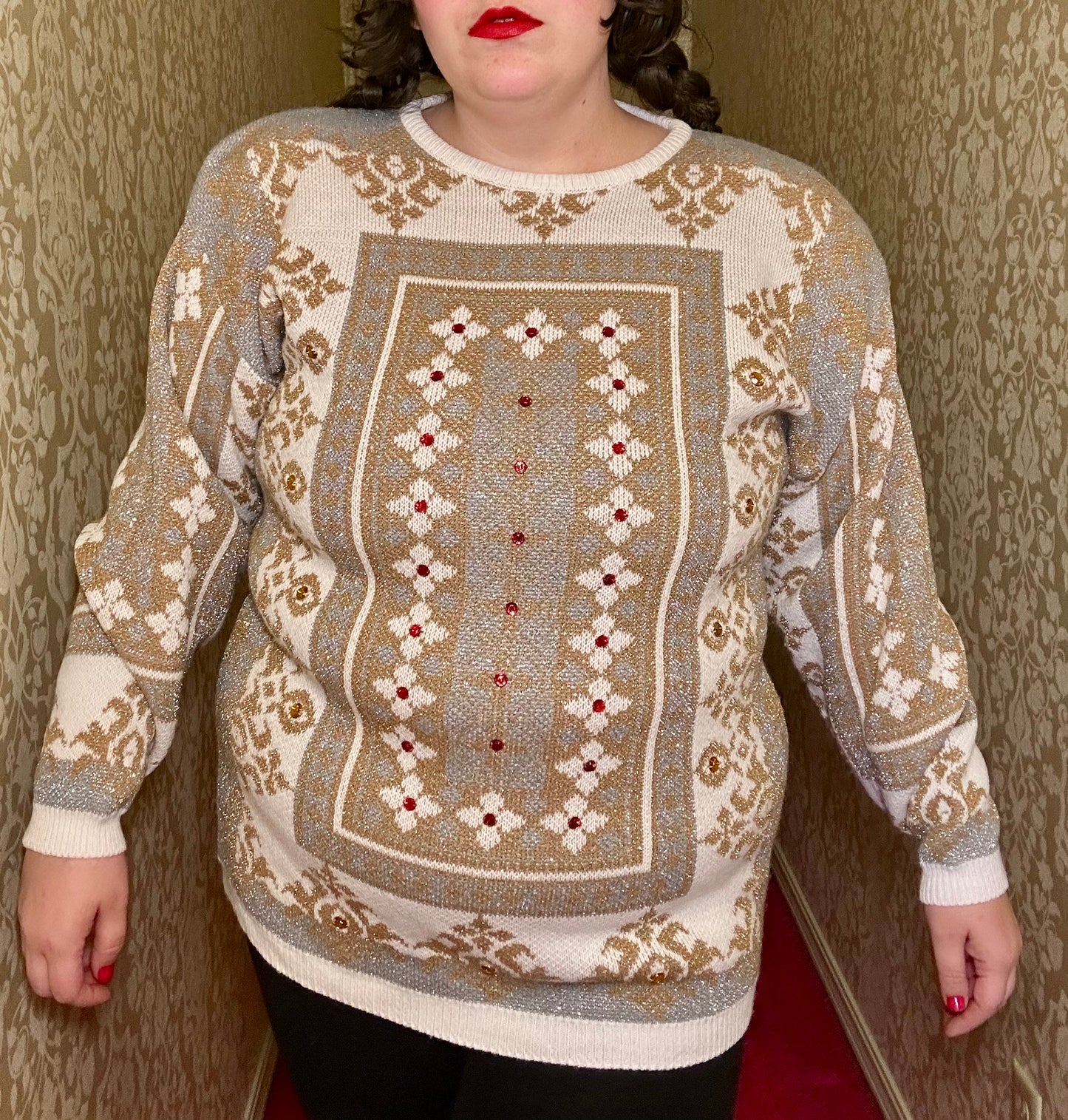Winter Sparkle Sweater (XL)
