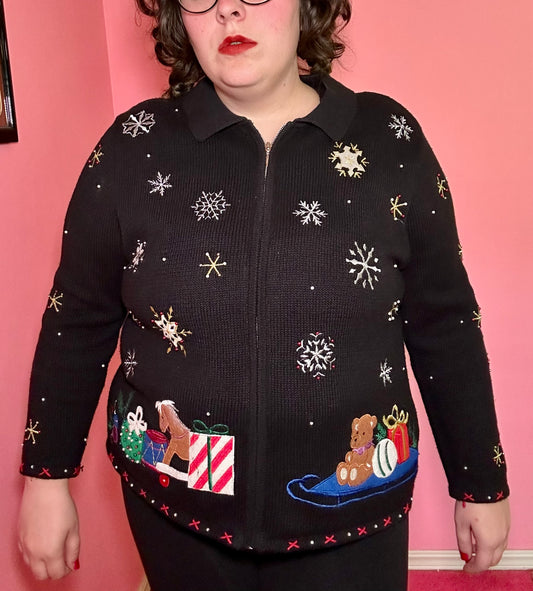 Santa Christmas Sweater (2X)