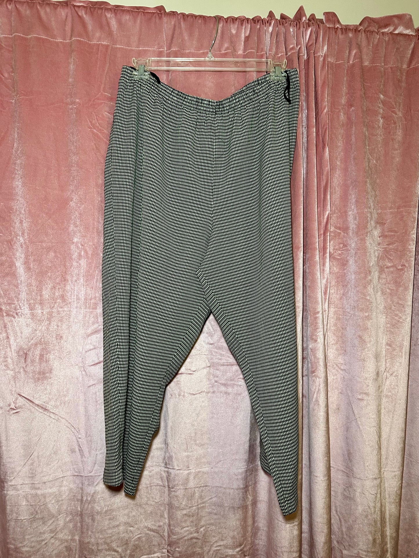 Black Gingham Pants (22WP)