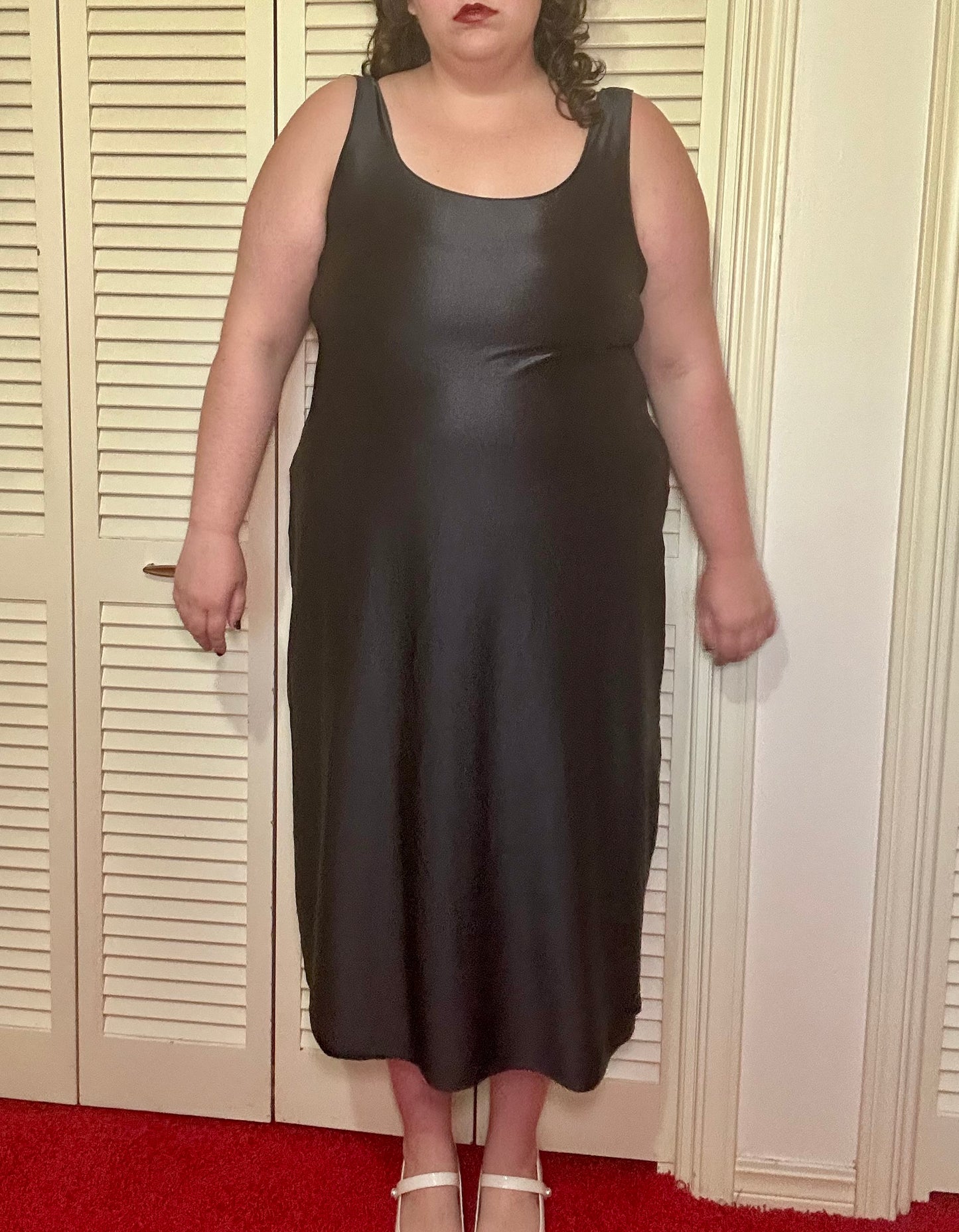 Black Slip Lingerie Dress (XL)