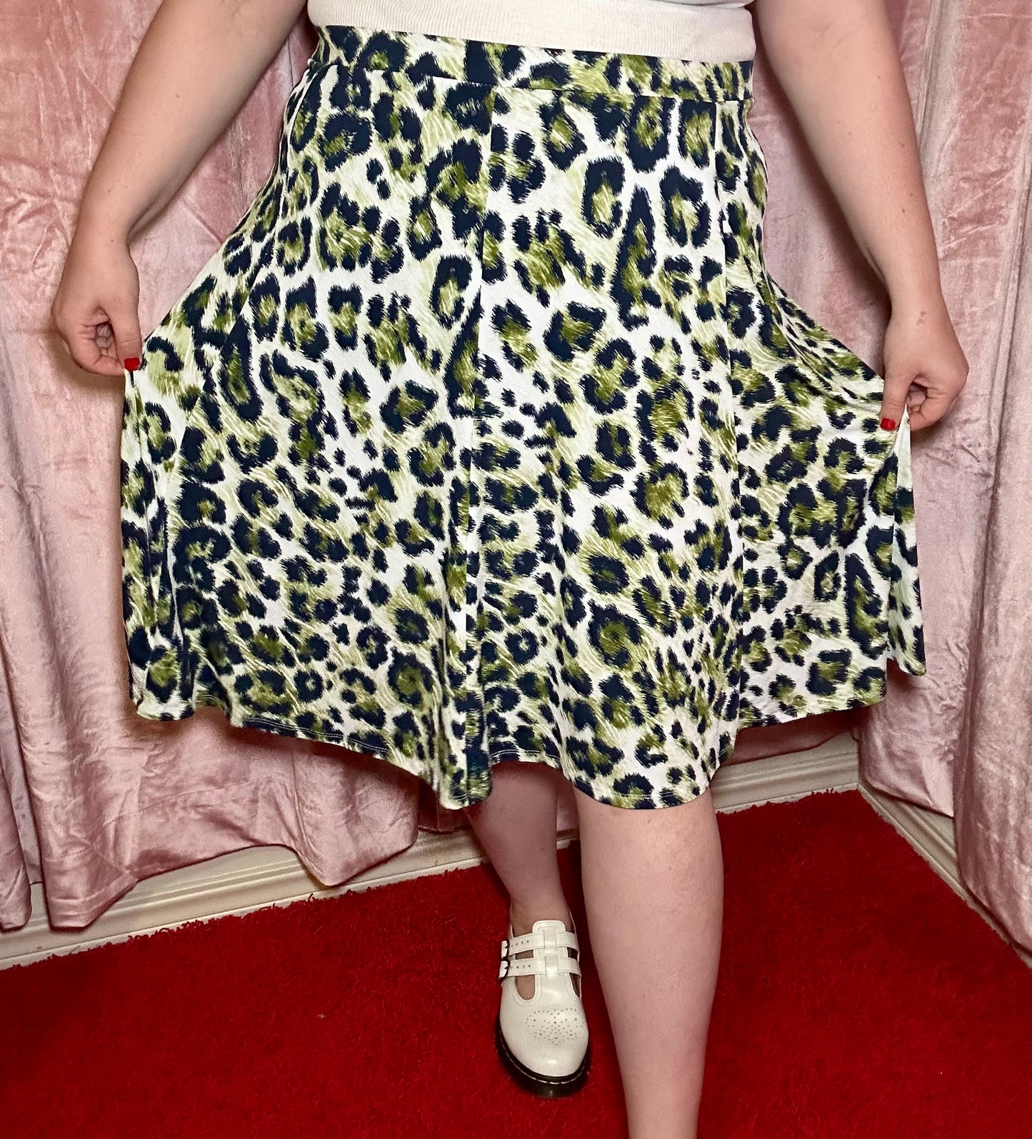 Green Leopard Skirt (22/24)
