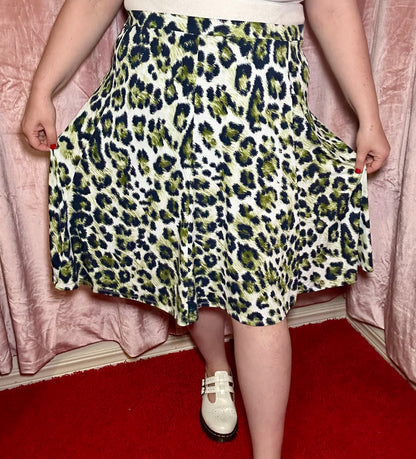 Green Leopard Skirt (22/24)