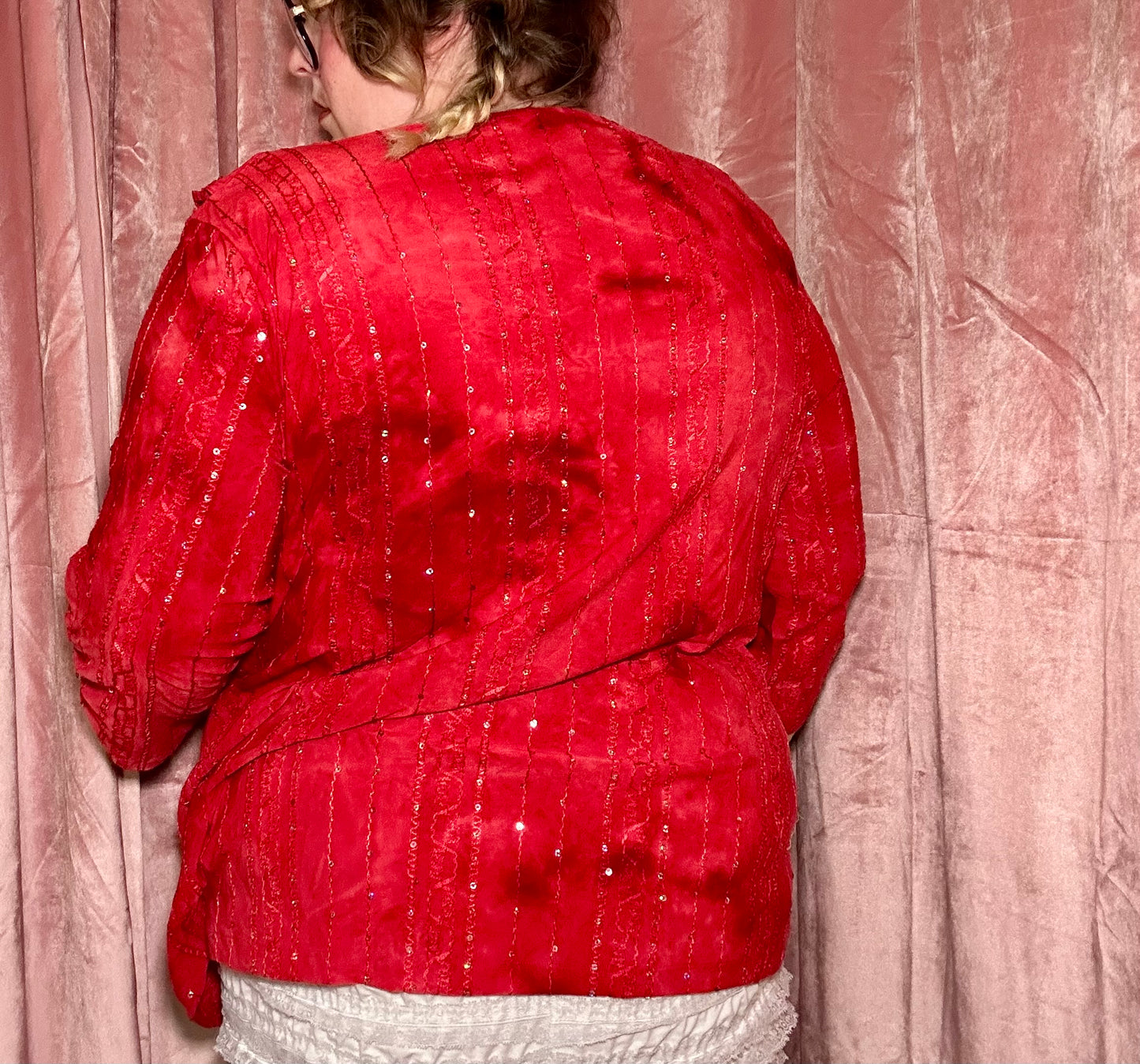 Red Sparkle Fairy Top (18/20)