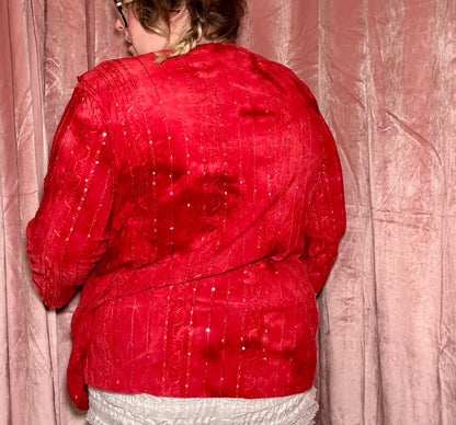 Red Sparkle Fairy Top (18/20)