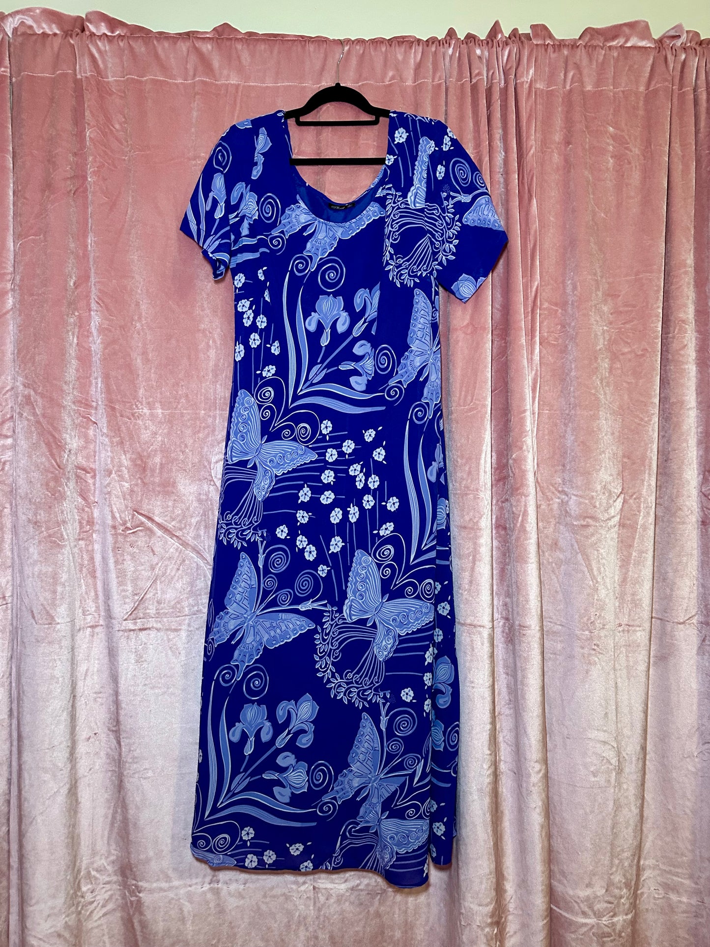 Blue Butterfly Dress (XL)