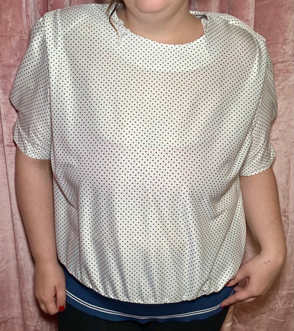 White Polka Dot Blouse (20)