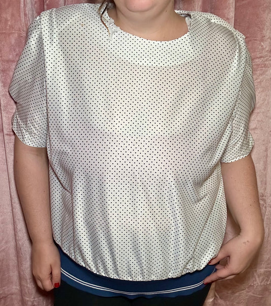 White Polka Dot Blouse (20)