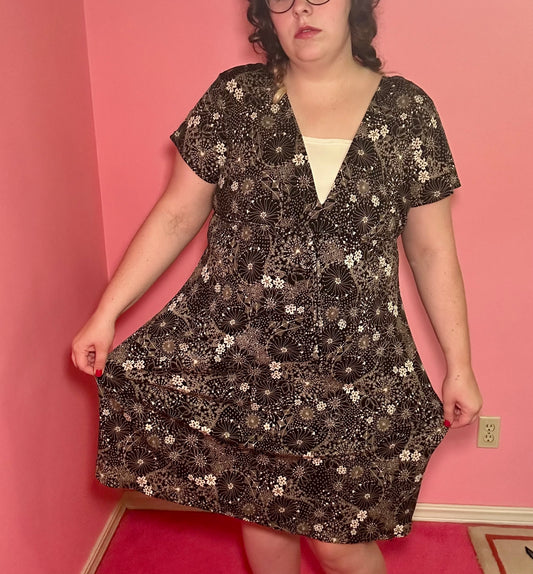 Black Whimsy Dress (3X)
