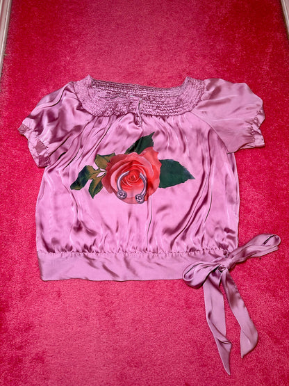 Pierced Rose Blouse (XL)