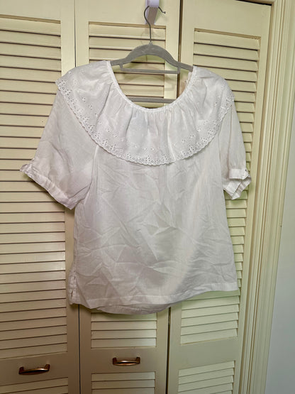White Ruffle Blouse (16)