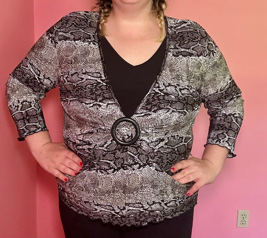 Snake Y2K Blouse (XL)