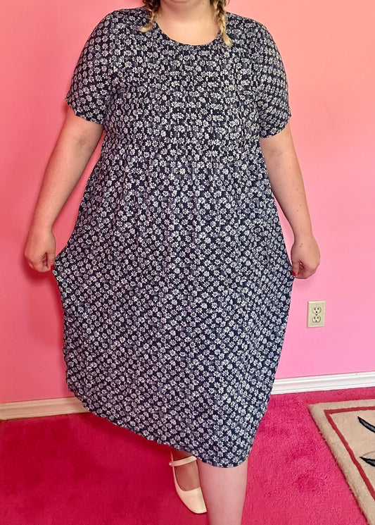 Blue Daisy Dress (16)