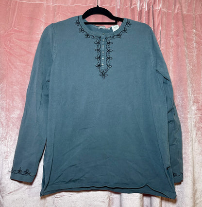 Grey Long Sleeve Top (XL)