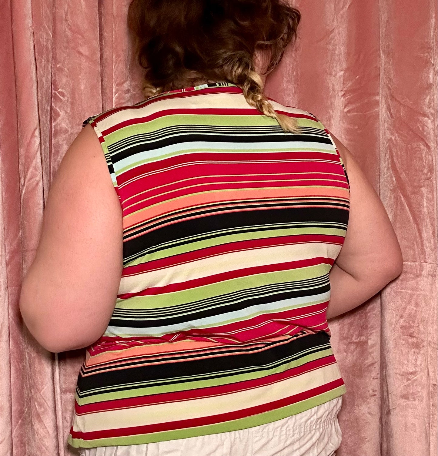 Y2K Striped Top (2X)