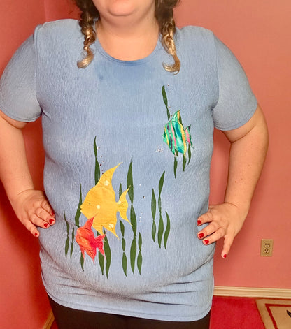 Blue Fish Top (XL)