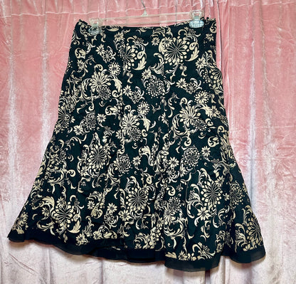 Black Floral Skirt (14)