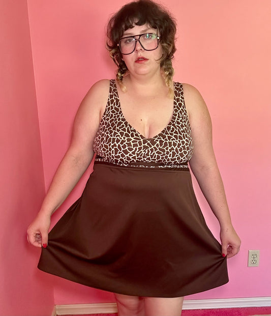 Giraffe Swim Dress (22W/24W)