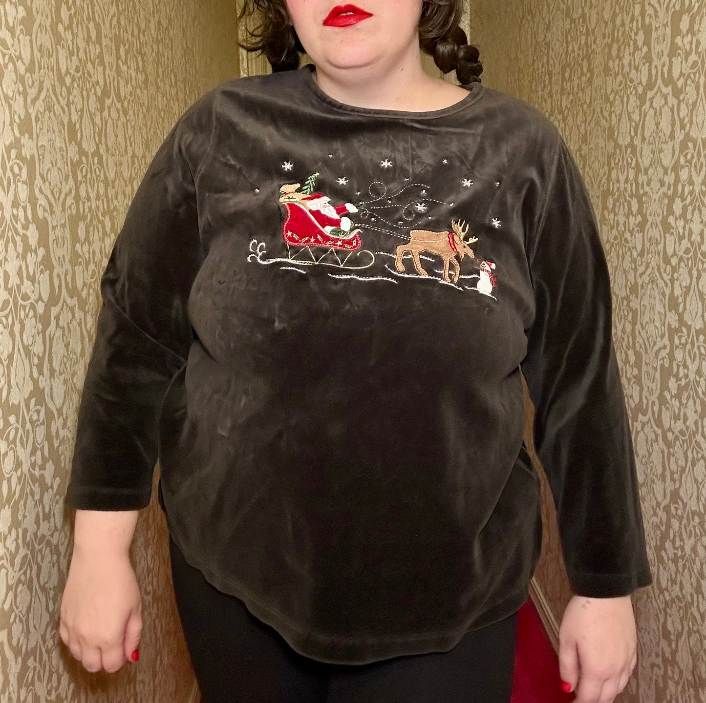 Velvet Santa Top (18/20)