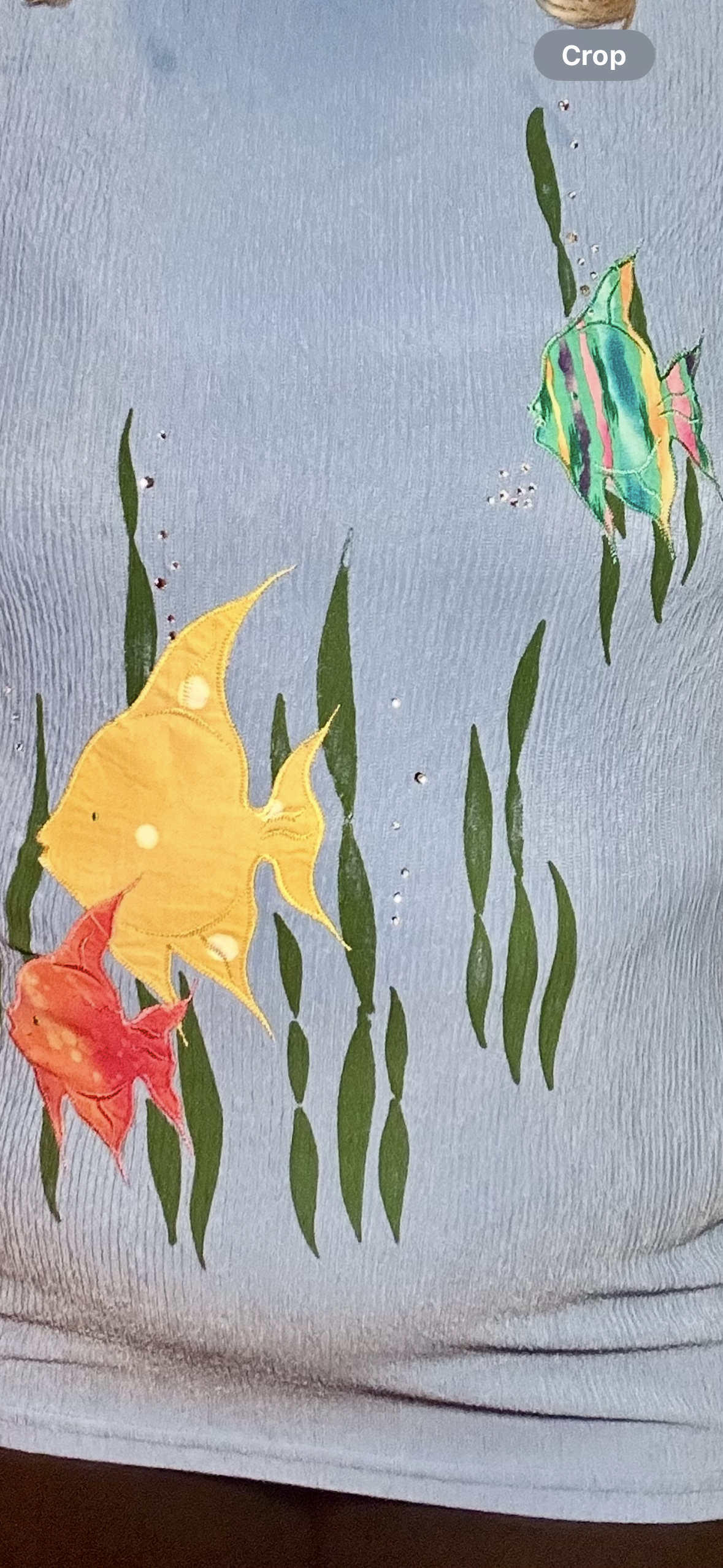 Blue Fish Top (XL)
