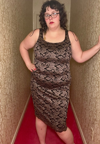 Metallic Lace Dress (14)