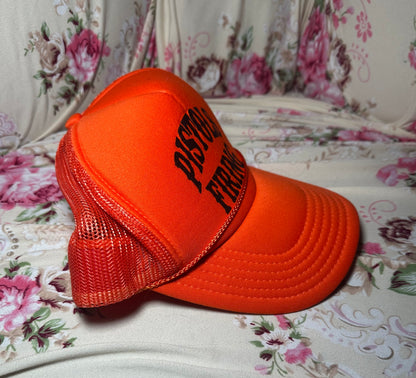 Pistols Firing Trucker Hat