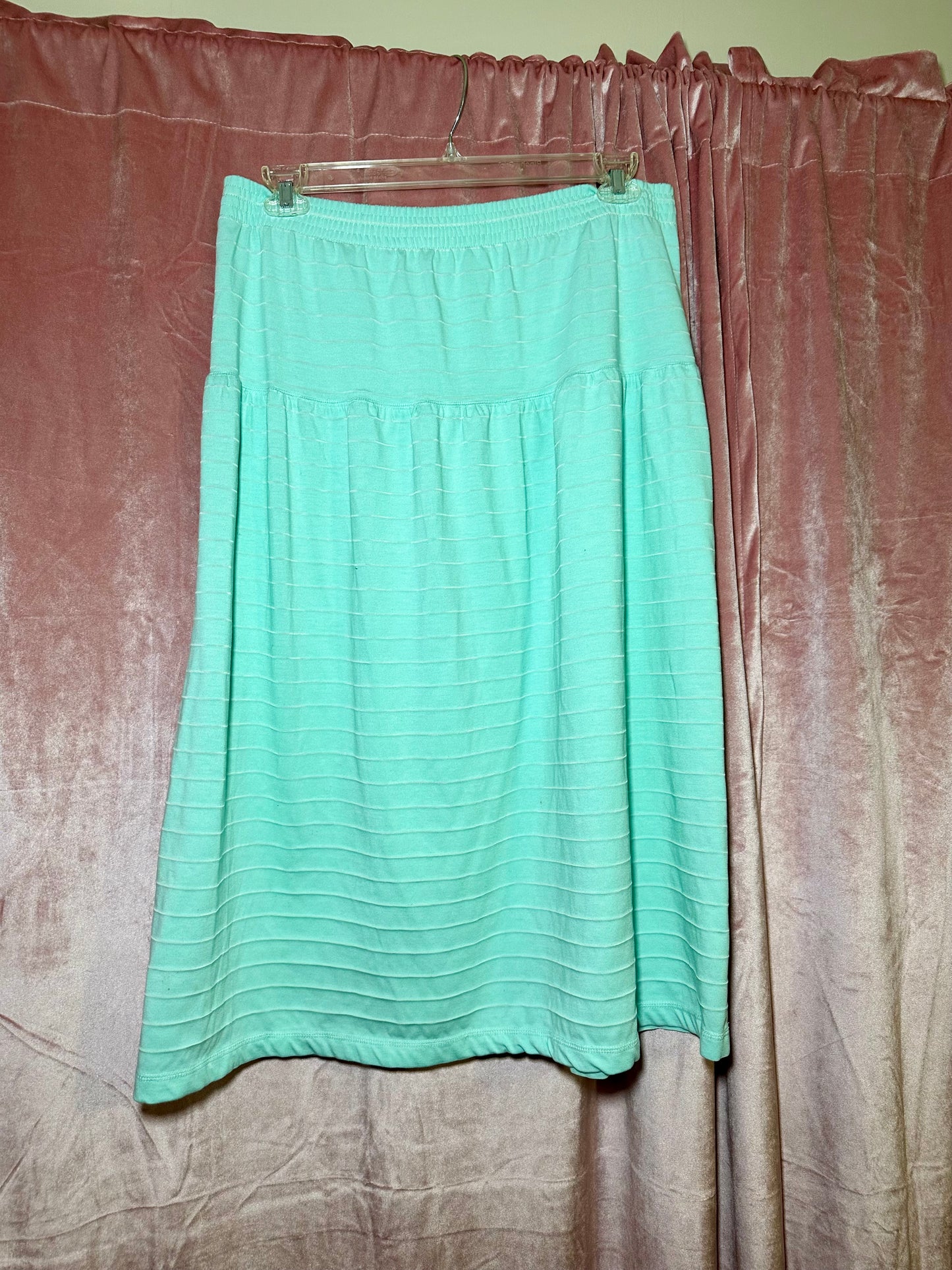 Teal 80s Skirt (1X)