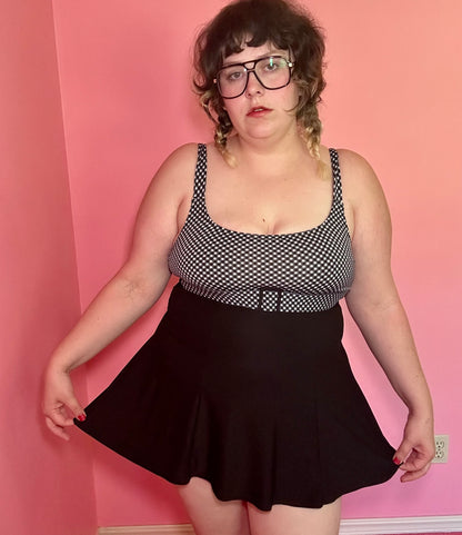 Gingham Swim Dress (14W)