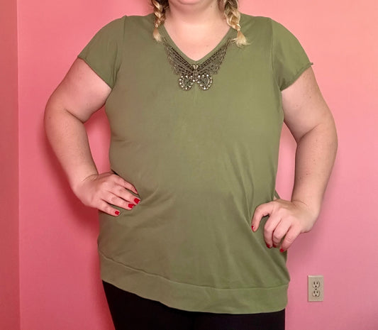 Green Butterfly Top (18/20)