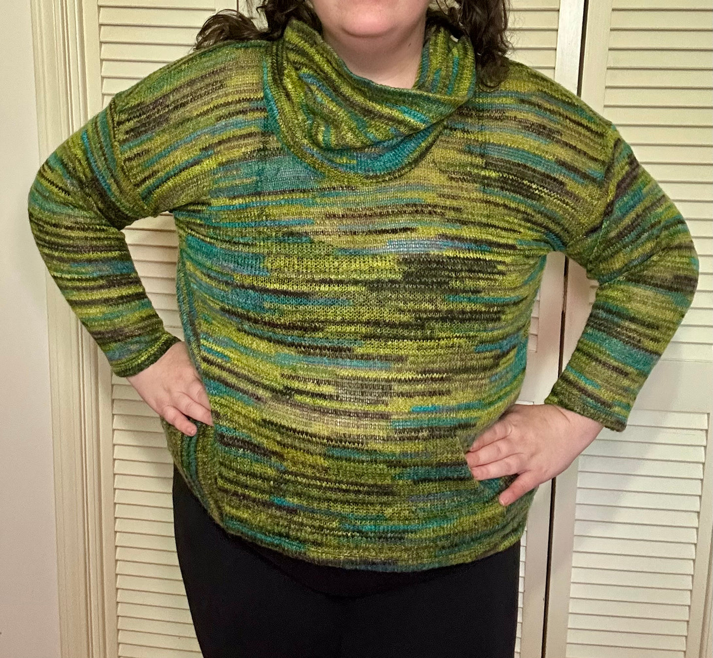 Green Striped Sweater (XL)