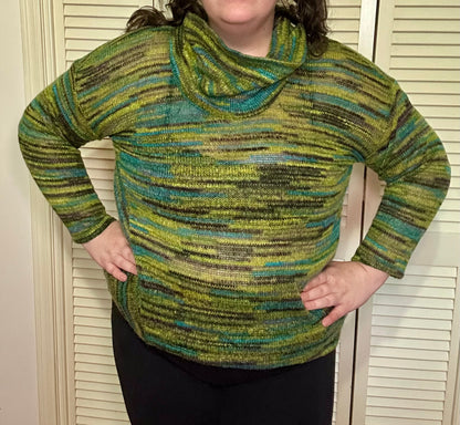 Green Striped Sweater (XL)
