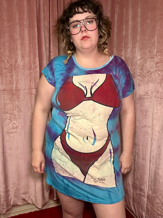 Tie Dye Bikini T-Shirt (OS)