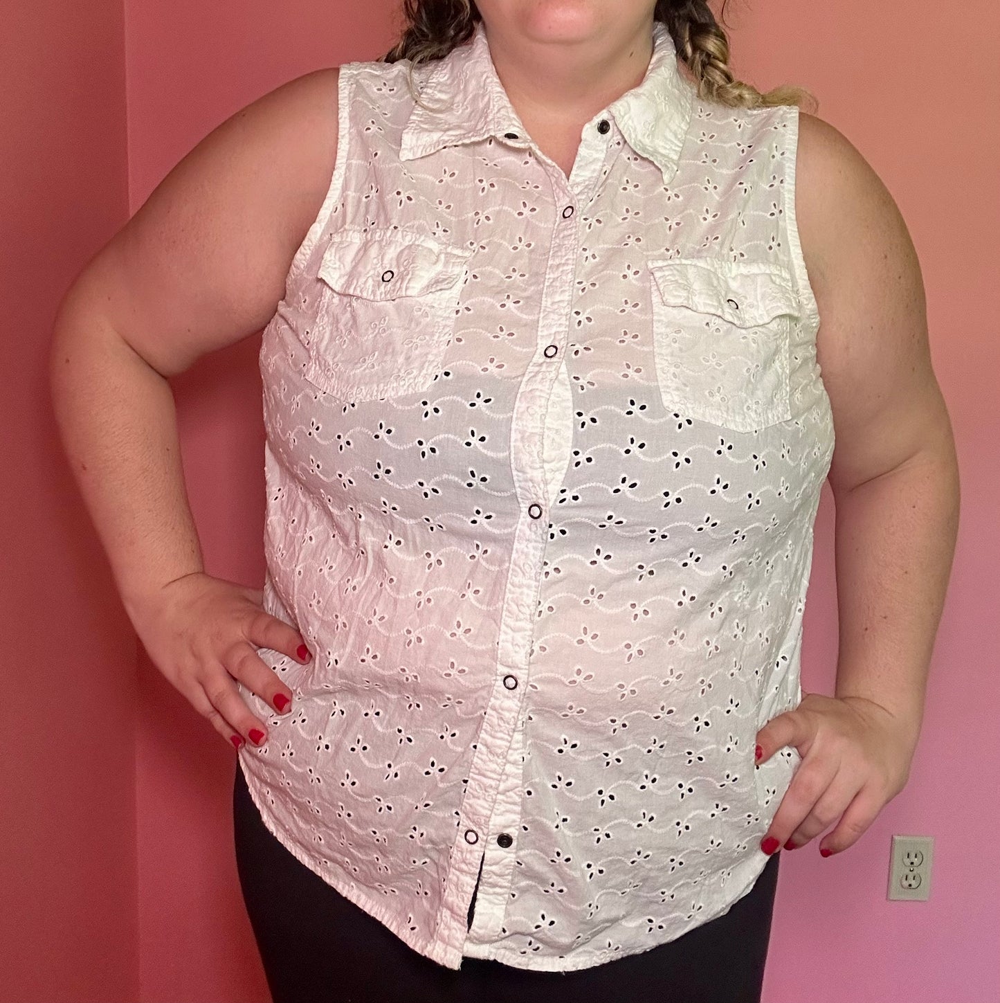 White Button Up Tank (16)