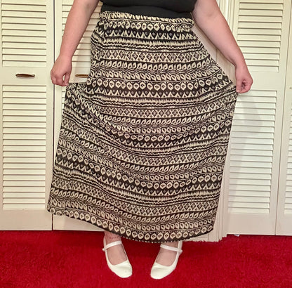 Sheer Boho Skirt (XL)