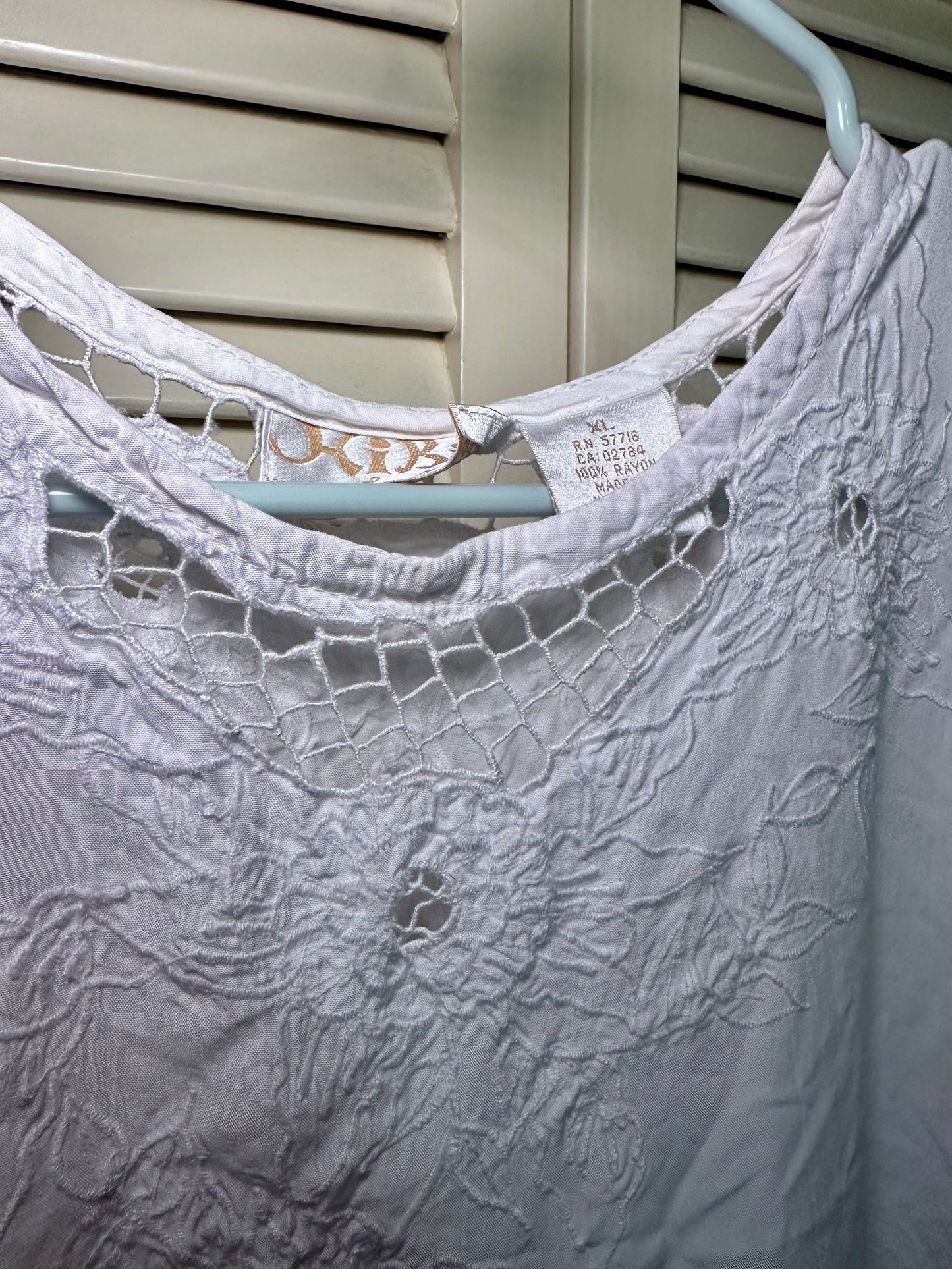 White Beachy Dress (XL)