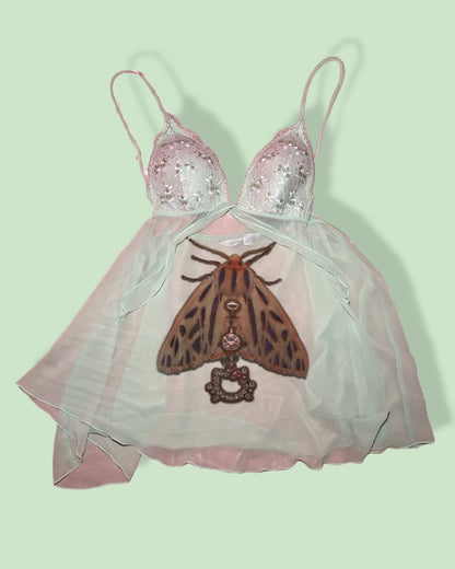 Pierced Moth Lingerie Top (XL)