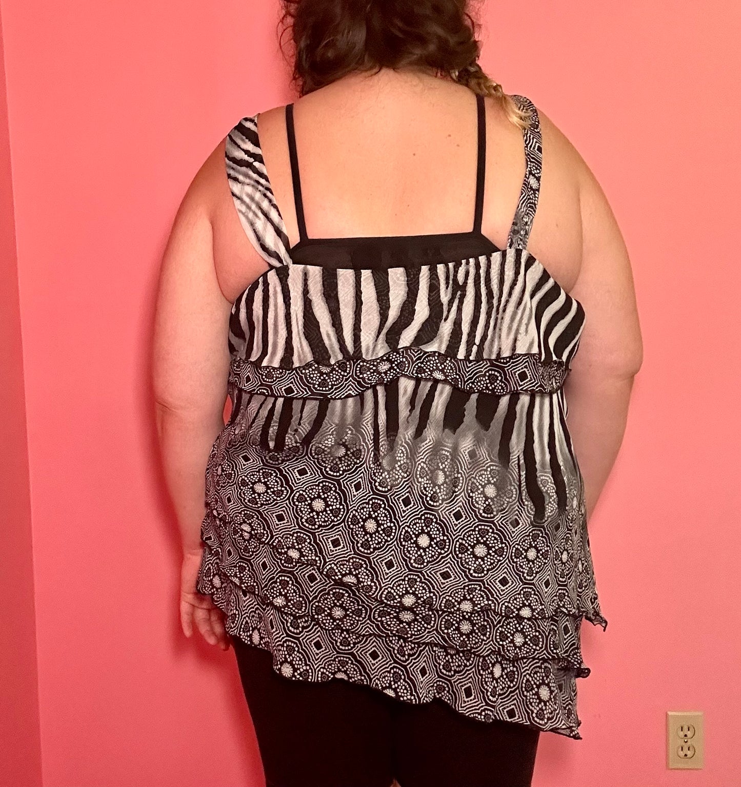 Animal Print Y2K Going Out Top (3X)