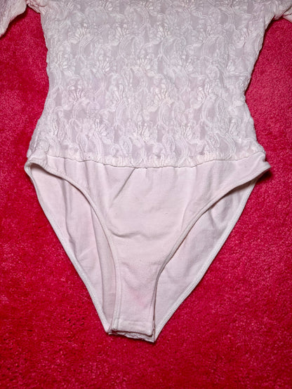 White Lace Bodysuit (L)