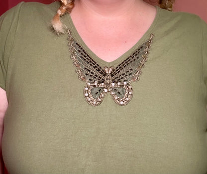 Green Butterfly Top (18/20)
