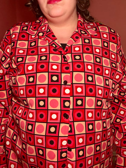 Funky Dots Blouse (2X)