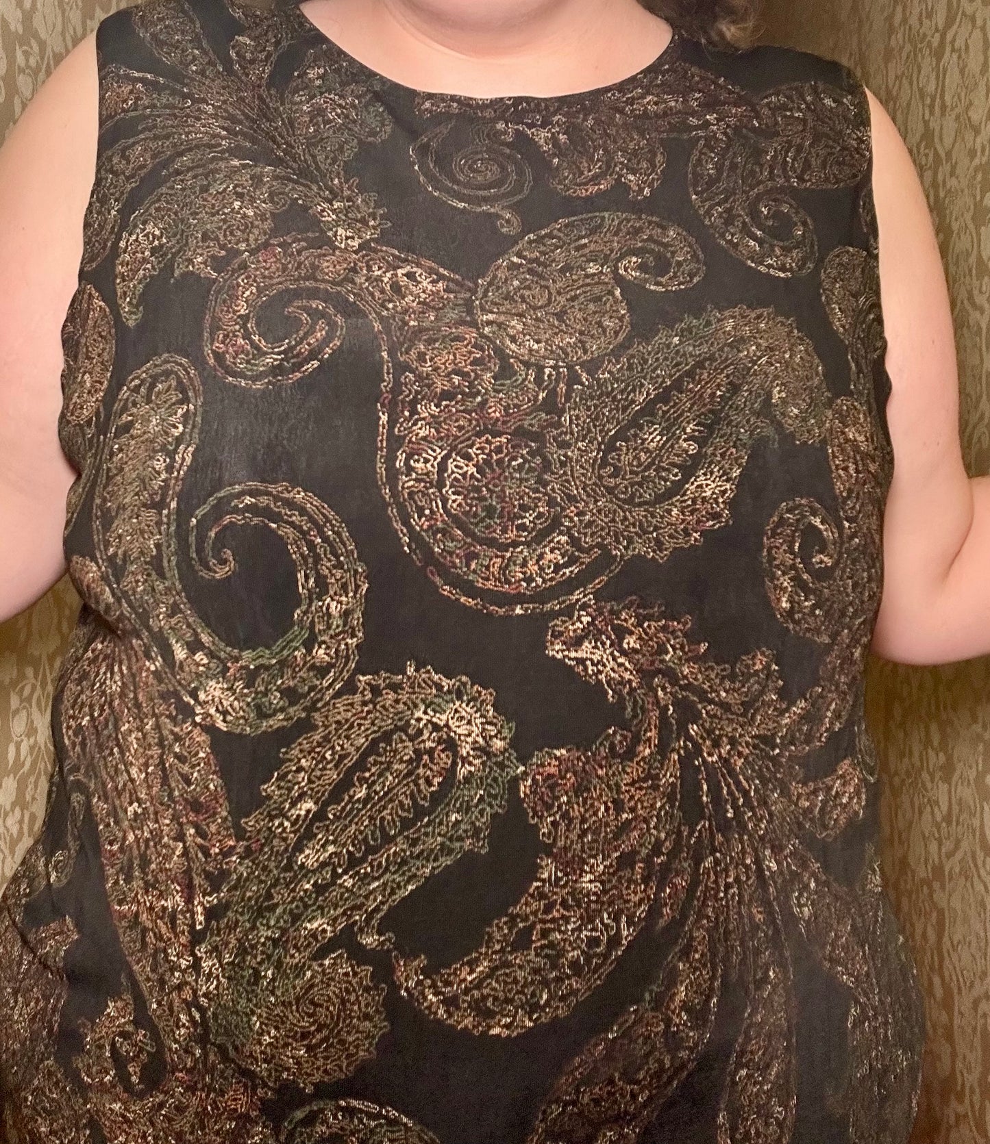 Dark Paisley Shirt (2X)