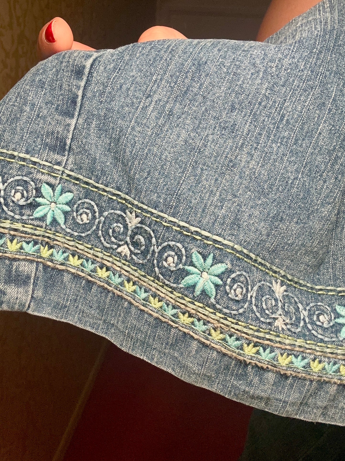 Blue Denim Capris (18)