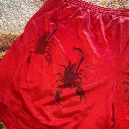 Red Scorpion Basketball Shorts (4XL)