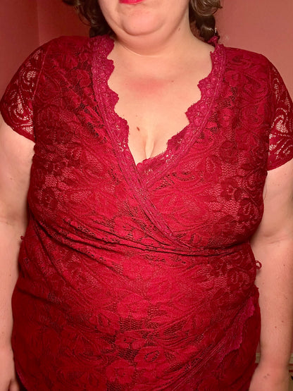 Scarlett Lace Top (XL)