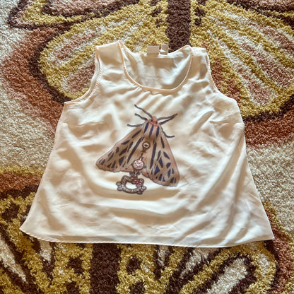 Sheer Pierced Moth Top (2X)