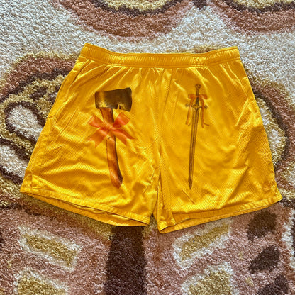 Hatchet and Sword Basketball Shorts (2X)