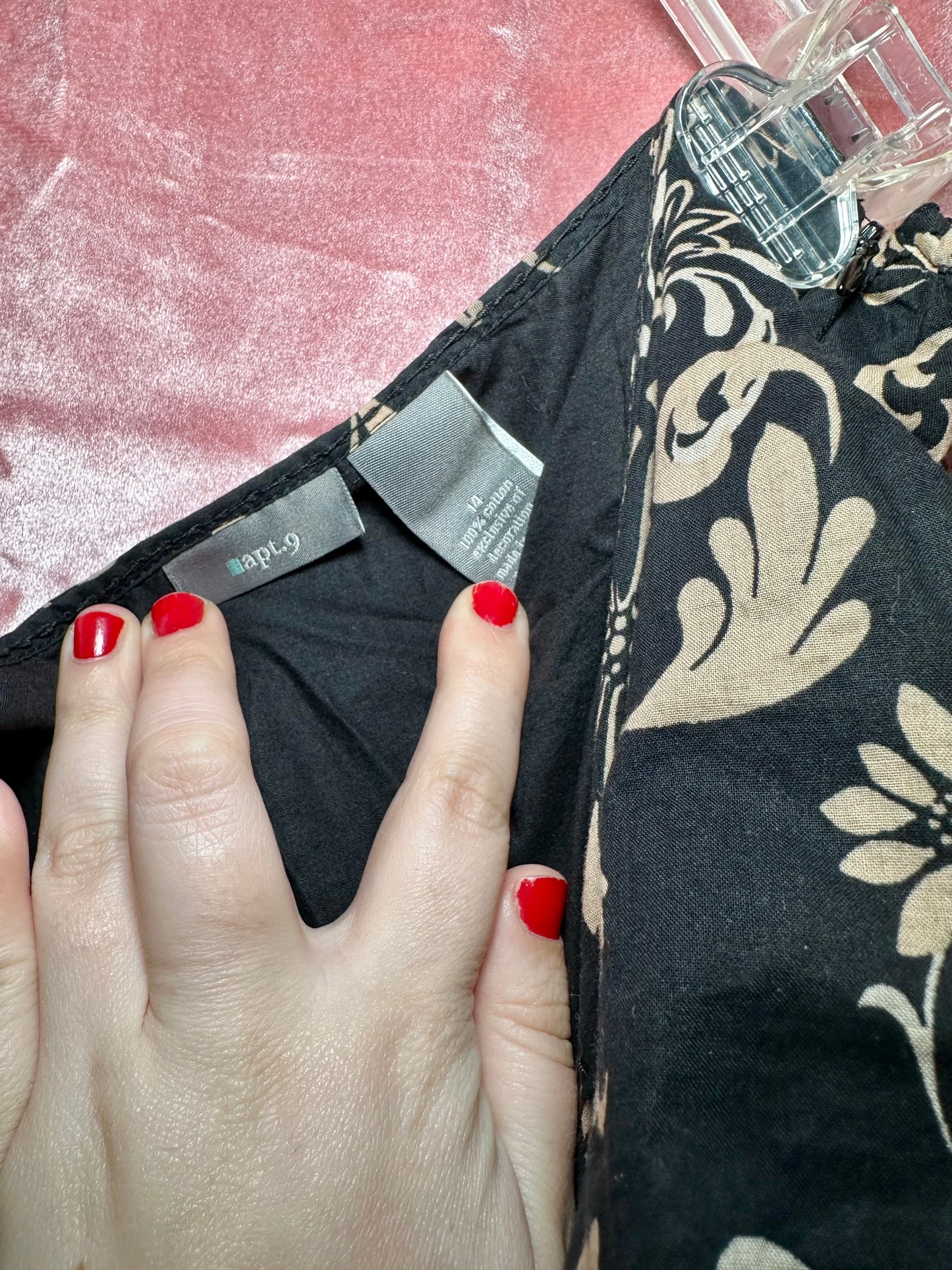 Black Floral Skirt (14)