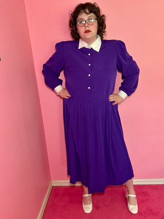 Purple Collared Dress (16)