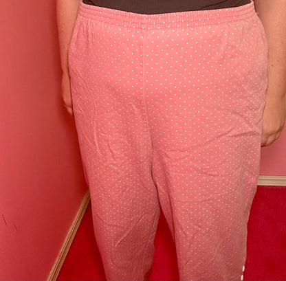 Pink Polka Dot Pant (2XL)